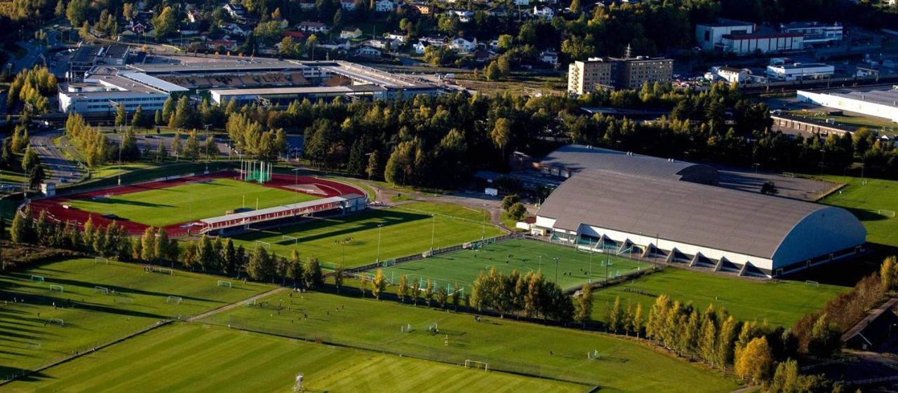 Sentral moderne leilighet Lillestrøm Buitenkant foto