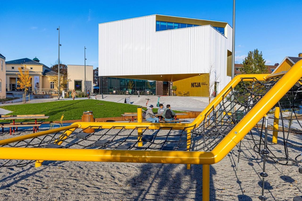 Sentral moderne leilighet Lillestrøm Buitenkant foto